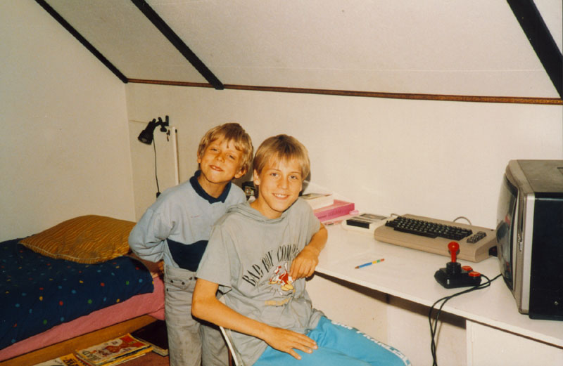 Daniel and Ola in the 80'ies
